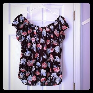 Lauren Conrad floral blouse